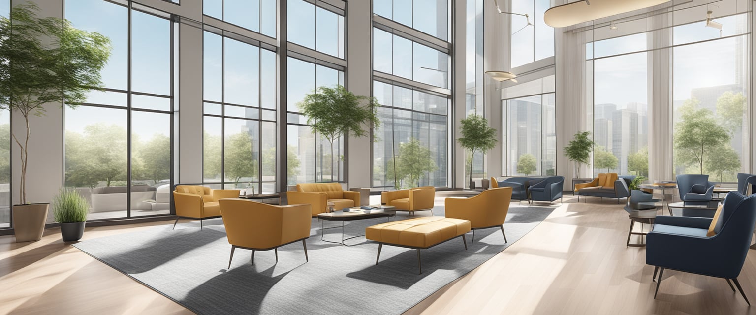 Modern commercial office interior renovation in Calgary