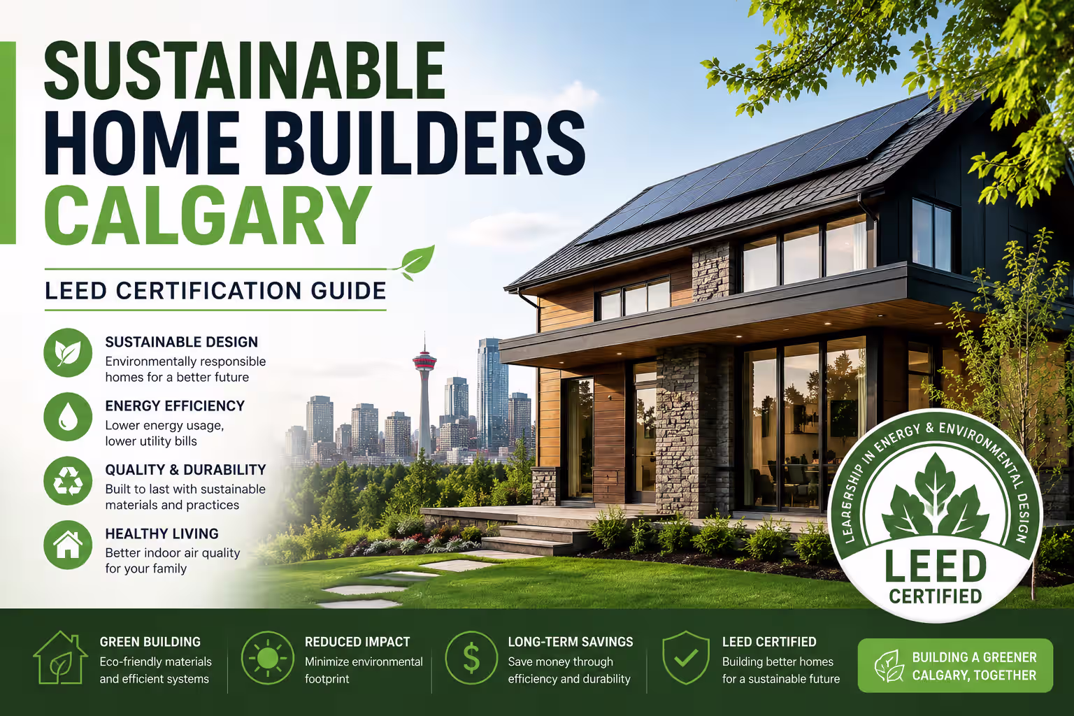 Sustainable Home Builders Calgary LEED Certification Guide